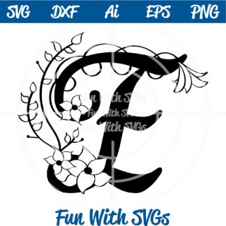 Download Letter K Monogram Samantha Font SVG ~ Fun With SVGs