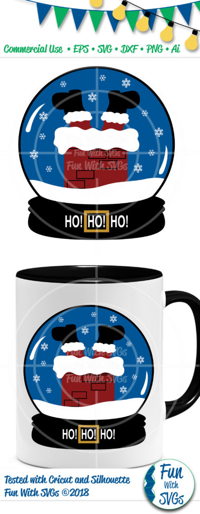 Download Snowglobe Santa SVG Cutting File ~ Fun With SVGs Winter ...